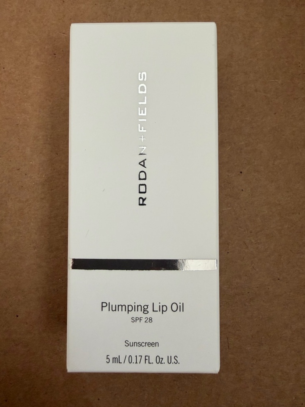 Rodan + Fields Plumping Lip Oil SPF 28 Peach Brand New in Box Exp. 10/2025